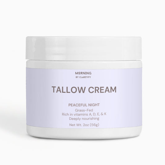 Tallow Cream Peaceful Night | Morning by Clarityfy