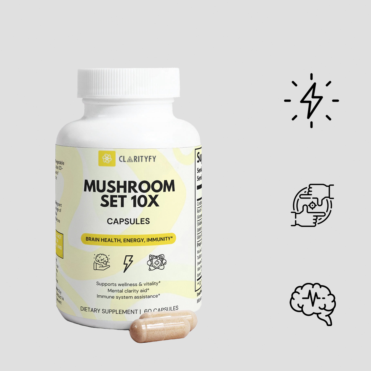 Mushroom Set 10X | Clarityfy